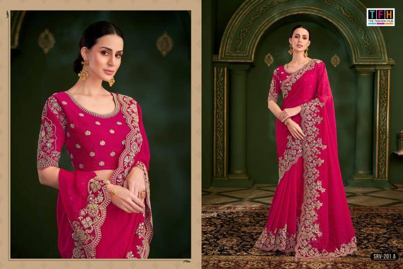 Tfh sarvaratna hits Wholesale saree market in Delhi